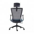 Кресло компьютерное SIGNAL Q-328H черный/синий